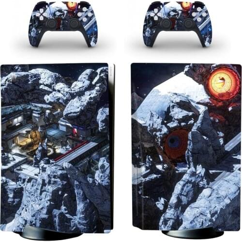 Building Style PS5 Standard Disc Edition Skin Sticker Decal Cover for PlayStation 5 Console & Controller PS5 Skin Sticker Vinyl