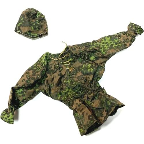 New 1/6 Scale Accessories Clothes Woodland Green Camo Soldier Uniforms set For 12" Military Action Figure