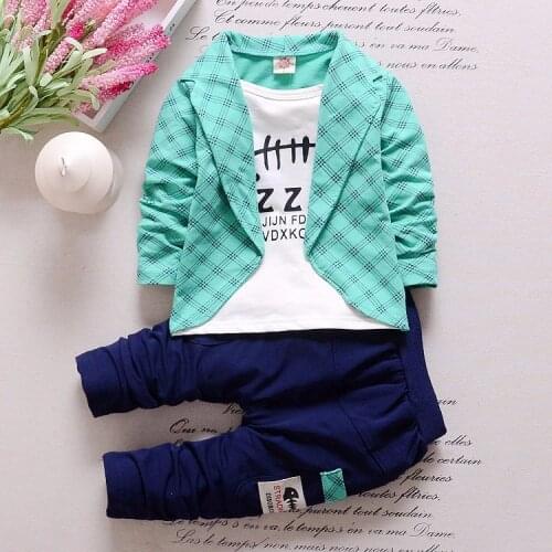 Baby Boy Clothes Fashion Leisure Long Sleeved T-shirt Tops + Pants Baby Girl Outfits Infant Clothing Kids Bebes Jogging Suits