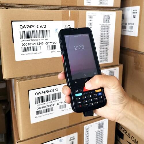 NetumScan Handheld PAD with Android 9 operating system,Rugged PDA Scanning 1D 2D codes with WIFI ,4G GPS and NAF Optional