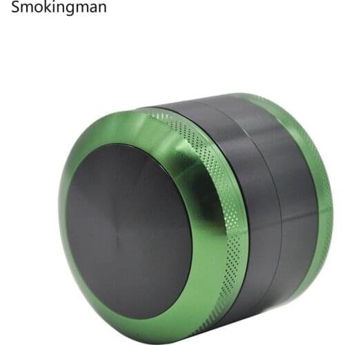 Direct supply Aluminum alloy diameter 63mm four-layer U-shaped tooth grinder, flat grinder, non-stick material