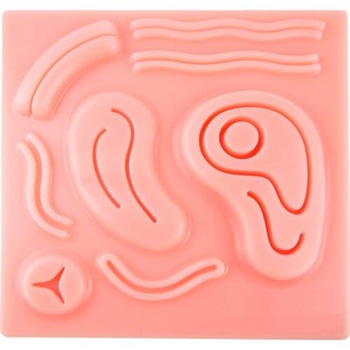 3D Lifelike Laparoscopic simulator skin Suture pad medical training simulators Suture Practice kit medical instruments teaching