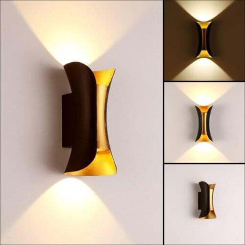 Led Outdoor Waterproof Wall Light Hotels Fence Bathroom Decoration Doorpost Balcony Double Headed Waist Room Lamp