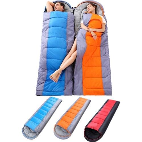 Camping Sleeping Bag Lightweight 4 Season Warm Envelope Backpacking Sleeping Bag For Outdoor Traveling Hiking Portable Storage