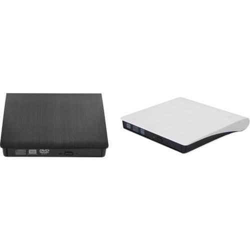 USB 3.0/Type-C Ultra Thin External DVD RW CD Burner Drive Burner Reader Player for Windows 10/8/7 Linux