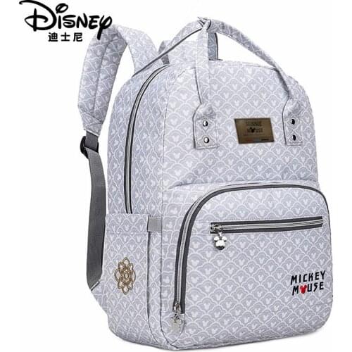 Disney Woman Backpack Girl Bag Waterproof Boy Student Schoolbag Cartoon Lady Shoulder Bookbag Men Large Capacity Travel Bags