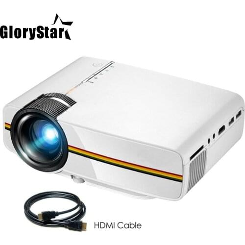 YG400 LCD Projector 1080P Home Theater For Video Games TV Beamer Project 1000lumens Movie Mini Portable Projector with HDMI VGA