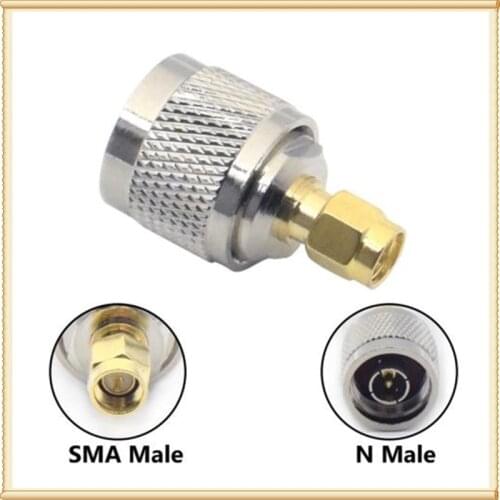 2PCS RF adapter N Male to SMA Male RF Connector Adapter for 3G /4G Router antenna