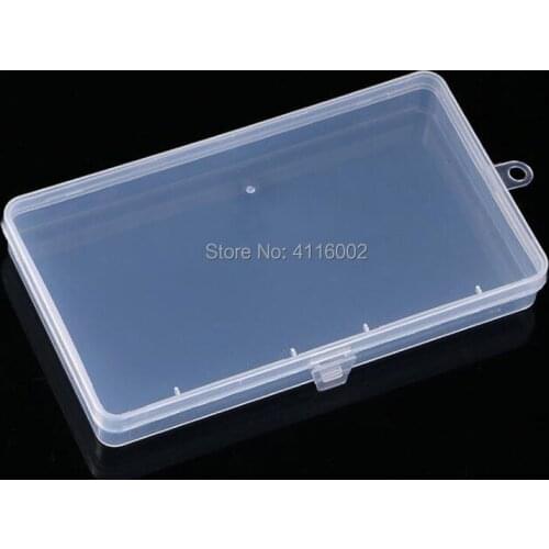 240pcs 16.7*9.5*1.9cm Large Rectangular PP Transparent Plastic Box Hardware Storage Box Toolbox Jewelry Case