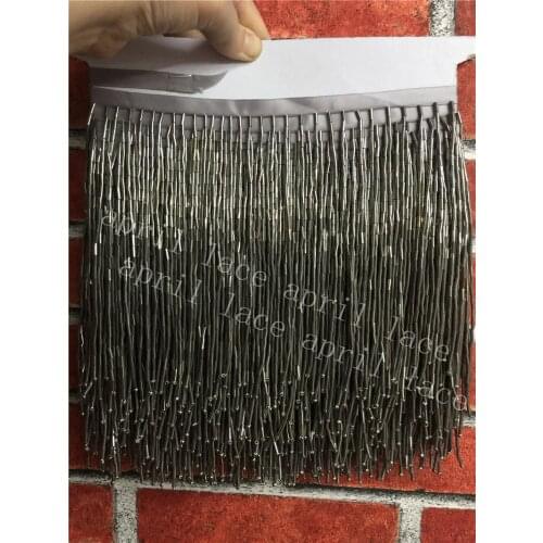 A001-2 NEW 5 yards/bag 15cm width beads ribbon fringe tassel for garment/decorative/wedding bridal gown dress