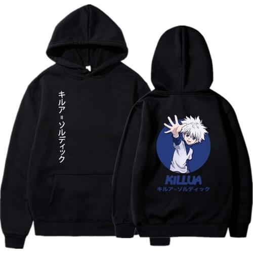 Anime Hunter X Hunter Killua Leorio Kurapika Gon Hisoka Pullover Hoodie Streetswear Clothes