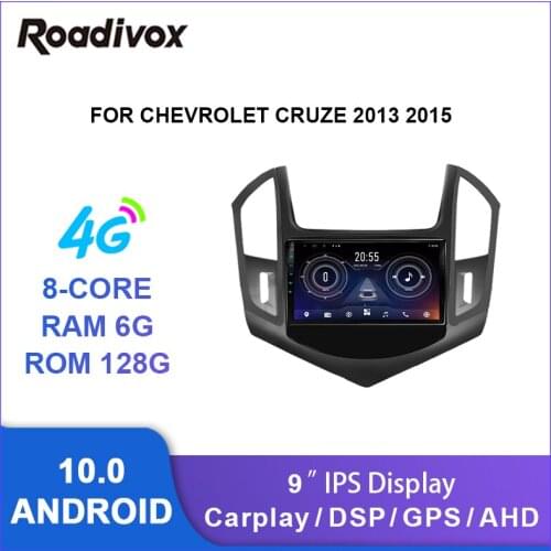 9" android 10.0 car radio video gps navigation player for Chevrolet Cruze 2013 2015 multimedia autoradio stereo head unit