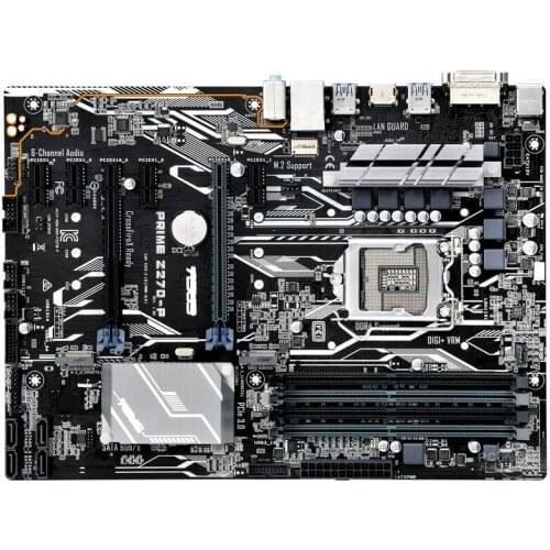 ASUS PRIME Z270-P motherboard LGA 1151 DDR4 USB3.1 64GB VGA HDMI-compatible Z270 used desktop mainboard