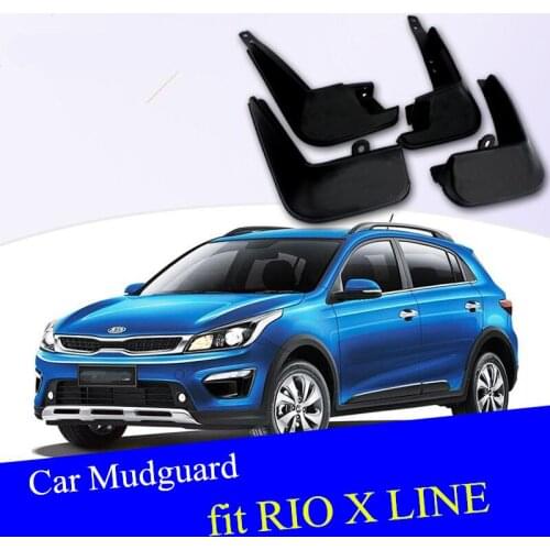 NEW RIO X LINE 2017-2019 Car Mudguards Mud Flap Flaps Splash Guards Fender Mud Guard for KIA RIO X LINE