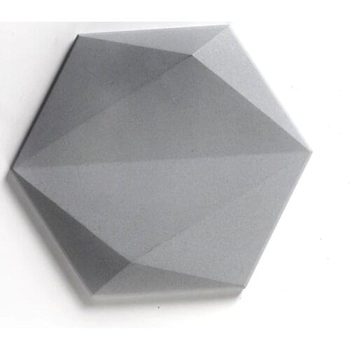 Handmade Cement Molds Geometric Shape 3D Wall Panel Moulds