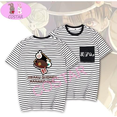 COSTAR Anime Toilet-Bound Hanako-kun Printed Soft Cotton Wearing Fashion T-shirt Harajuku Unisex Cosplay Tees