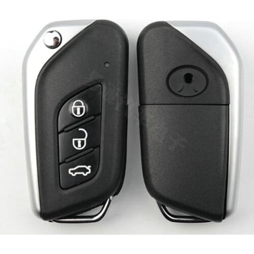 DAKATU 3 Buttton Flip Folding Remote Key Shell For Baic Senova X35 X25 Replacement Remote keyless entry fob case