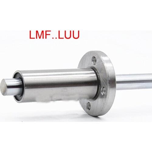LMF6-40LUU Round Flange Mount Linear Bearing/Router Shaft Linear Bushing Bearings Lengthening Type