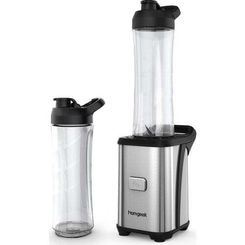 Homgeek Mini 350W Fruit and Vegetable Serve Juice Extractor Smoothie Blender Detachable Food Processor Vegetable Fruits Blender