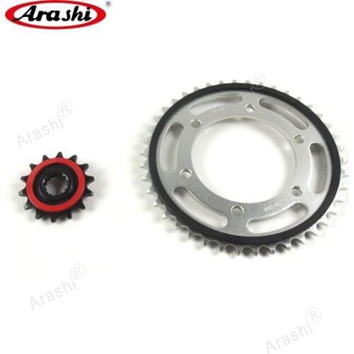Arashi 14T / 42T Front Rear Drive Sprocket Set For KAWASAKI Ninja 300 SE / EX300 / ABS 2014 2015 2016 2017 Chain Pitch 520