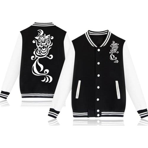 Hanemiya Kazutora Printed Jacket Women/Men Harajuku Tokyo Revengers Fashion Baseball Uniform Mens Zip Coat Hooded Autumn Tops