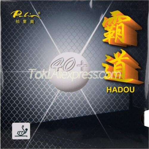 PALIO 40+ HADOU Table Tennis Rubber Blue Sponge (Sticky Offensive) Original PALIO HADOU 40+ Ping Pong Sponge