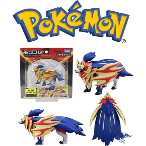 Genuine Pokemon Doll Series 12cm Sun Moon Sword and Shield Arceus Zacian Zamazenta Model Movable Doll Collection Childrens Toys