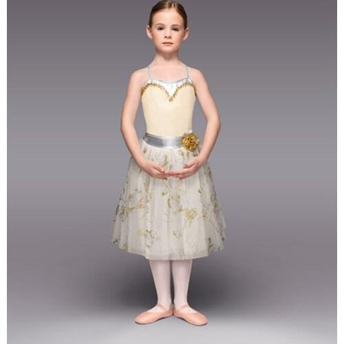 Girls 'professional Ballet Dancing Dress Kids Modern Dance Wear Kids Stage Performing Costumes Students Dancing Wear D-0496