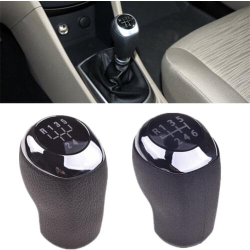 New Electroplate 6 Speed Manual Stick Gear Shift Knob Lever Shifter For Hyundai Elantra GT Accent Solaris Avante MD I30