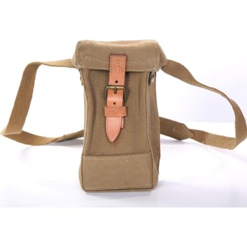 Old Italian Army magazine handbag waist pack purse hemp