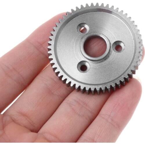 Heavy Duty Hardened Steel Spur Gear 54T Metal Steel for HQ727 Slash 4x4 Stampede 4x4 Trxxas 1/10 SUMMIT Trxxas 1/10 E-REVO