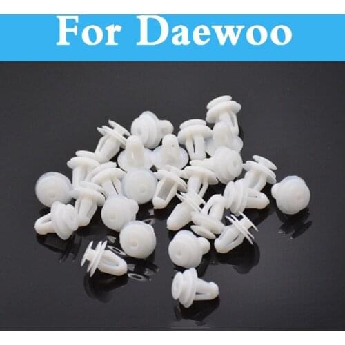 High-Quality 50pcs Auto Bumpers Plastic Push Screw Rivet Door Buckle For Daewoo Gentra Kalos Magnus Evanda Lacetti G2x Lanos