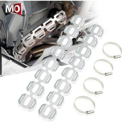 Motorcycle Exhaust Wrap Muffler Pipe Leg Protector Heat Shield Guard Cover For Yamaha XT660R XT660Z Tenere XT1200Z Super Tenere