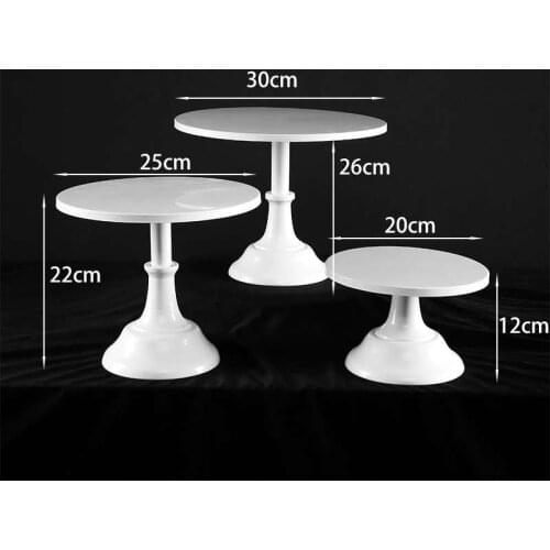 1pcs/2pcs/3pcs white Iron cake stand Home party display stand wedding decoration desktop afternoon tea birthday dessert