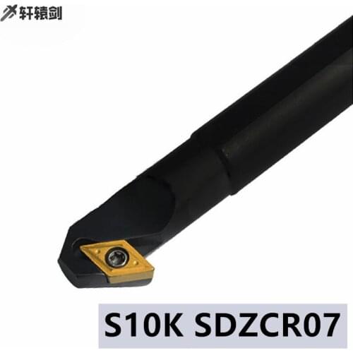 1PC SDZCR S10K SDZCL07 Carbide Insert, Machining, Borning Bar, CNC Lathe, Inner Hole, Turning Tool Holder
