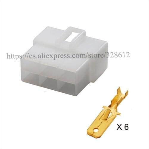 DJ7061-6.3-11 car wire connector female cable connector male terminal Terminals 6-pin connector automotive Plugs sockets seal