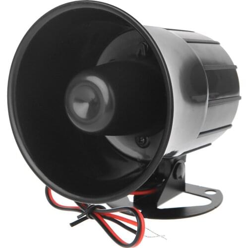 12V Tweeter Outdoor Security Alarm Siren Loud Alarm Horn for Home Security Protection System Indoor/Outdoor,110dB