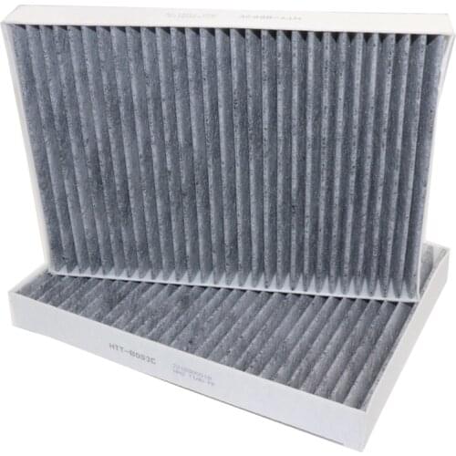 2Pcs Car Cabin Air Filters For MERCEDES-BENZ AMG S63 W221 2006 2007 2008 2009 2010 2011 2012 2013 5.5T 6.2L 2218300718 CUK2722-2