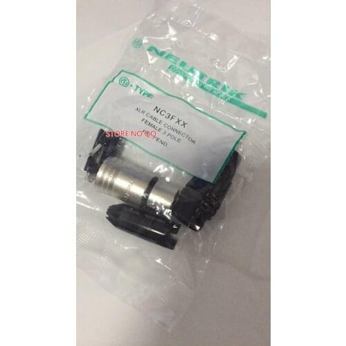 2Pcs/lot NEUTR1K 5PCS NC3MXX & 5PCS NC3FXX Male and female A set 3 Pin XLR Connector with