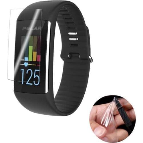 5pcs Anti-shock Soft TPU Clear HD Protective Film Guard For Polar A360 A370 Smart Watch Wristband Full Screen Protector Cover