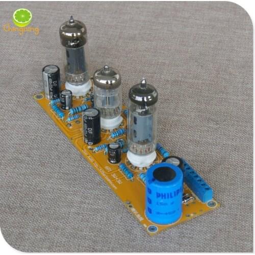 6N2/6N1 6P1 3W*2 stereo power amplifier finished board contains electronic tube amplifier double-sided panel DIY suite