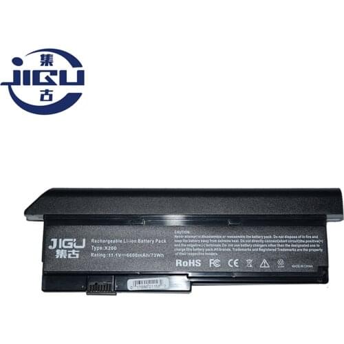 JIGU 9 Cells Laptop Battery For IBM ThinkPad X200 X200s 42T4834 42T4835 43R9254 43R9255 ASM 42T4537 ASM 42T4541 FRU 42T4536