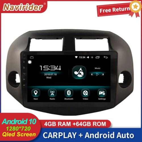 2Din Car Stereo with Screen Android 10 Multimedia For TOYOTA RAV4 2006 2012 GPS Car Radio Video Carplay Head Unit
