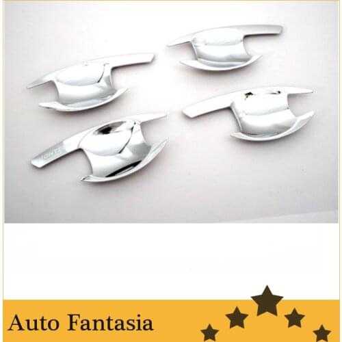 Car Styling Chrome Door Cavity Bowl For Mitsubishi Challenger / Pajero Montero Sport 09-12-Free Shipping