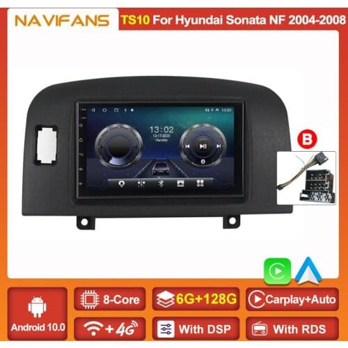 Android 10 Car Dvd Player 7" Gps Head Unit For Hyundai SONATA NF 2004 2005 2006 2007 2008 Radio Stereo Multimedia Tape Recorder