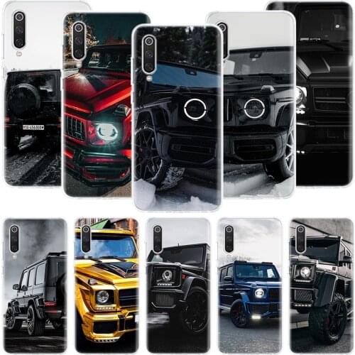 Black Sport Cars Male Men G63 Phone Case For Xiaomi Redmi Note 10 9 8 Pro 9S 8 8T 7 6 5 6A 7A 8A 9A 9C 4X S2 K20 K30 Art Cover C