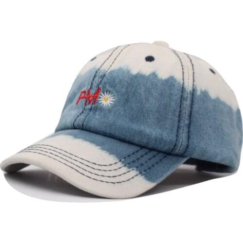 Denim Jeans Flowers Women Snapback Hats Caps For Men Baseball Cap Bone Gorras Casquette Sport Outdoor Male Dad Baseball Hat Cap