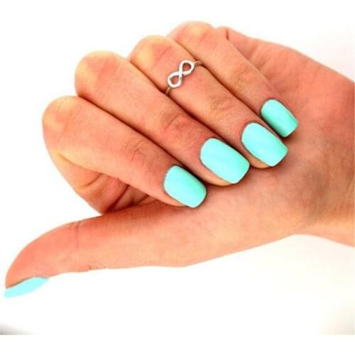 HI MAN Hip-Hop Rock Simple Number 8 Adjustable Toe Ring Women Fashion Creative Anniversary Gift Jewelry Accessories