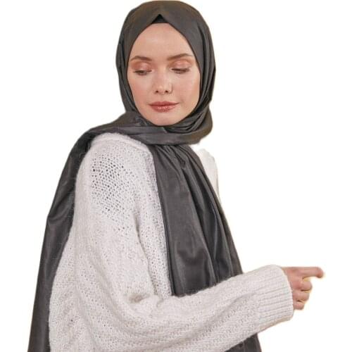 Hijab women muslim fashion 2020 autumn black green red ecru blue colors scarf women’s hijabs Made in Turkey palet series