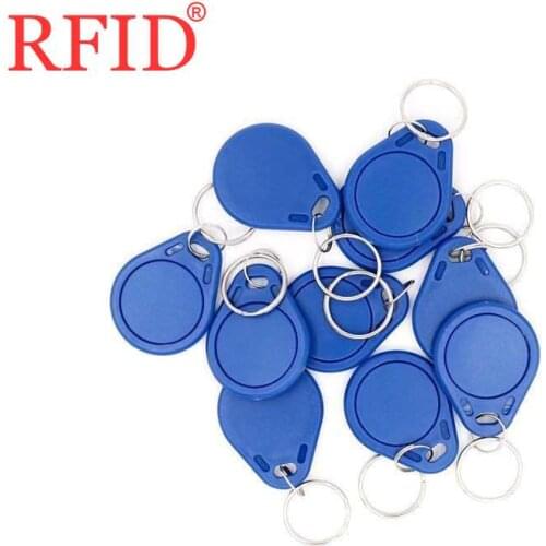 ID 125Khz EM4305 Rewritable Writable Key Fob RFID Waterproof Tag Token Keyfobs Blue Blank Card Wholesale Fast Shipping 100pcs